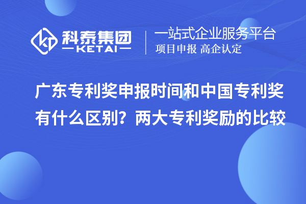 廣東專利獎申報時間和中國專利獎有什么區(qū)別？兩大專利獎勵的比較